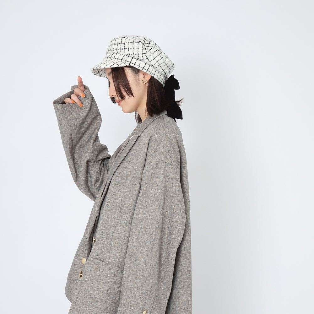 un chapeau ツイードマリンリボンキャス – 林八百吉商店
