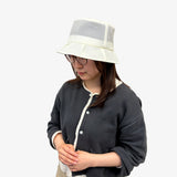 un chapeau   フリルハット
