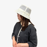 un chapeau   フリルハット