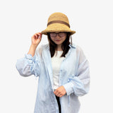 un chapeau  エッジアップラフィアハット