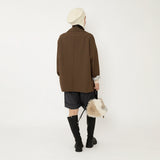 un chapeau   紐付きベレーニット