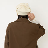 un chapeau   紐付きベレーニット