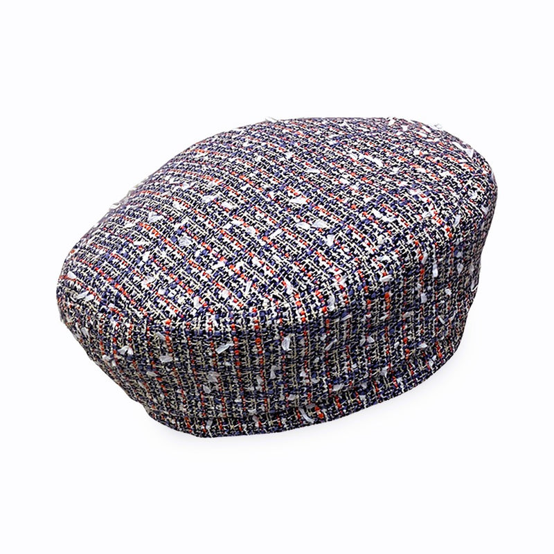 un chapeau ツイードベレー