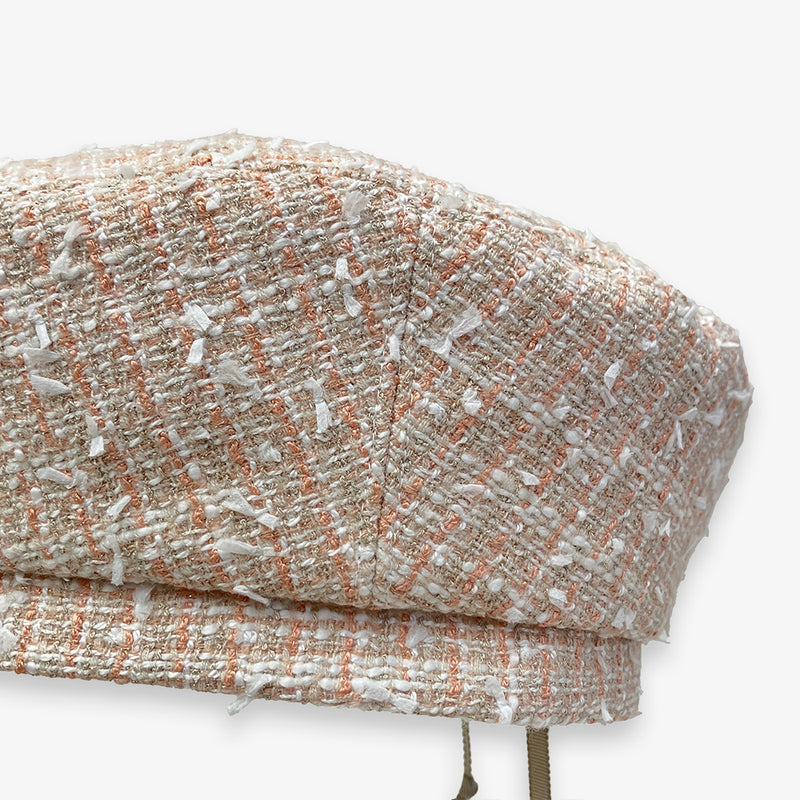 un chapeau ツイードベレー