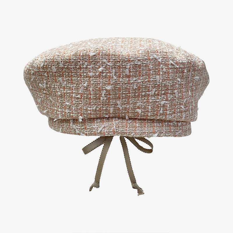 un chapeau ツイードベレー