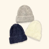 un chapeau ミンクリブニット