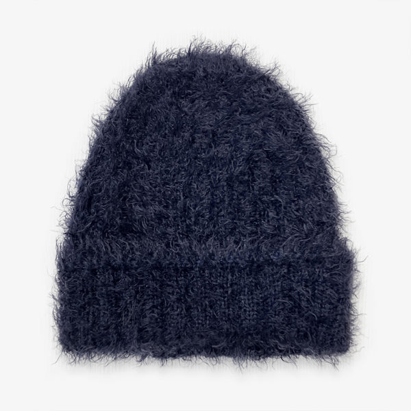 un chapeau ミンクリブニット