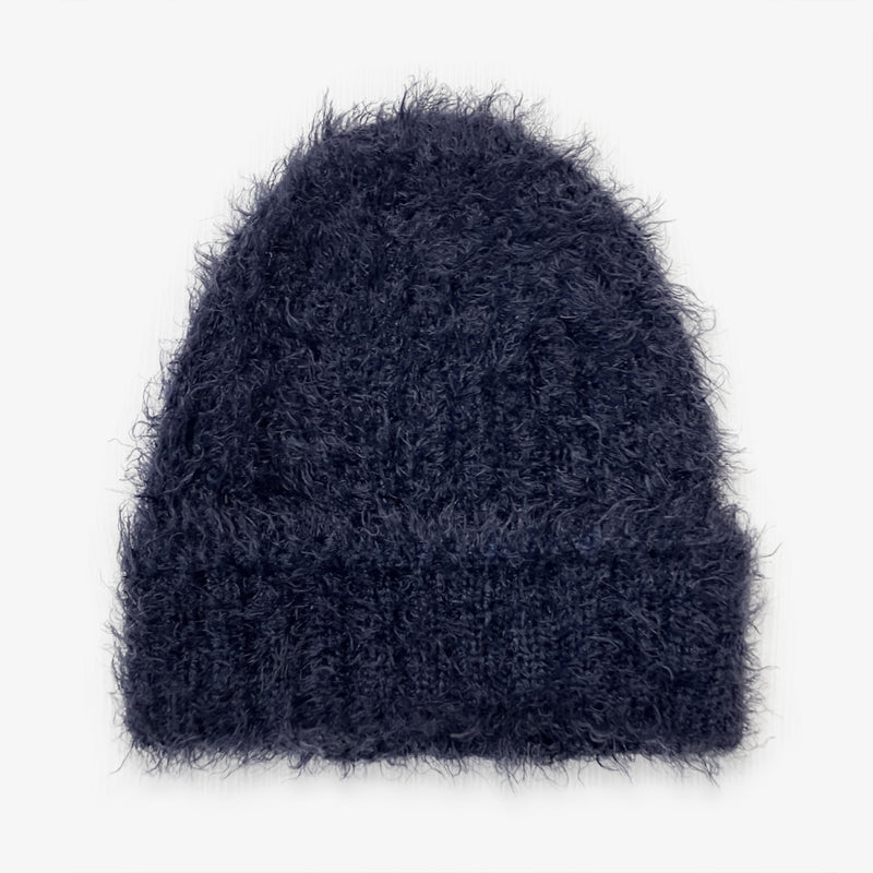 un chapeau ミンクリブニット