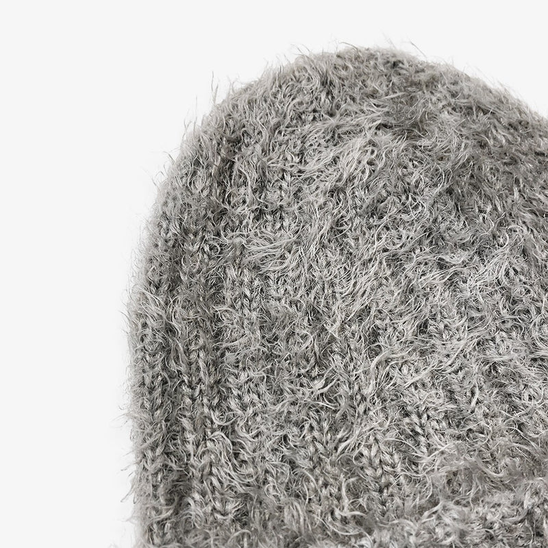 un chapeau ミンクリブニット