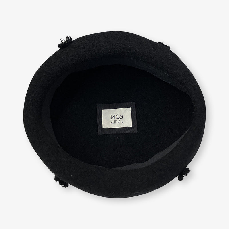 Mia Hat & Accessory   Beret Daisy