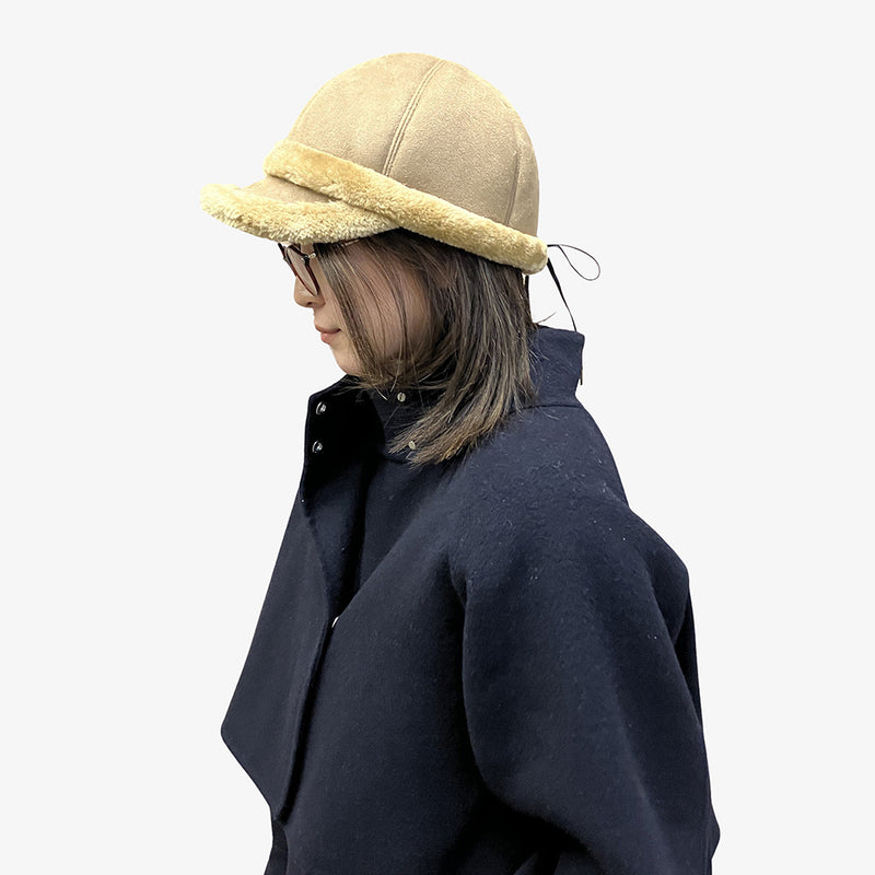 un chapeau ムートンキャップ