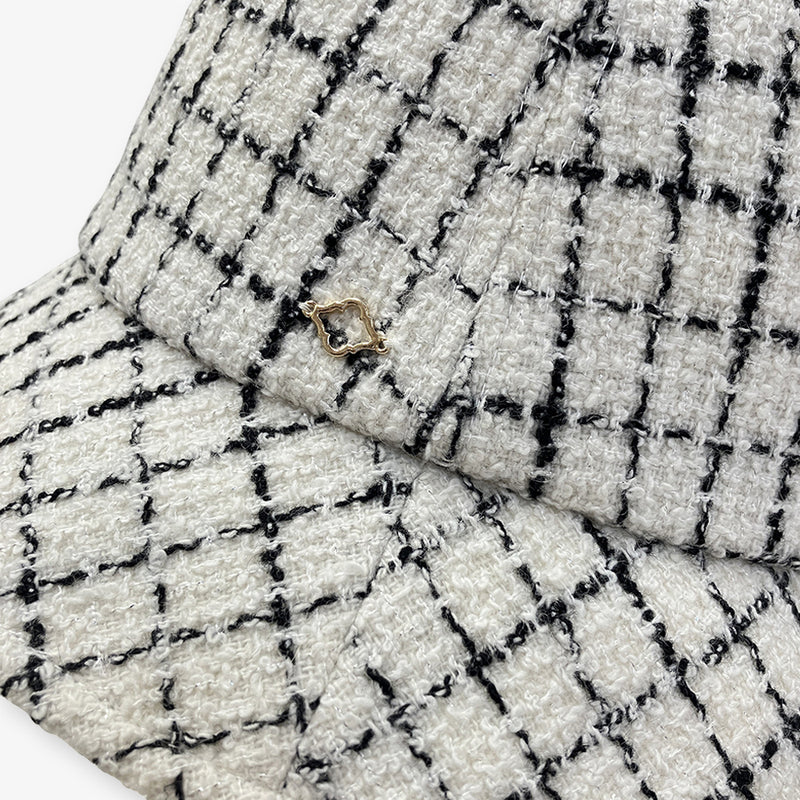 un chapeau ツイードダウンハット