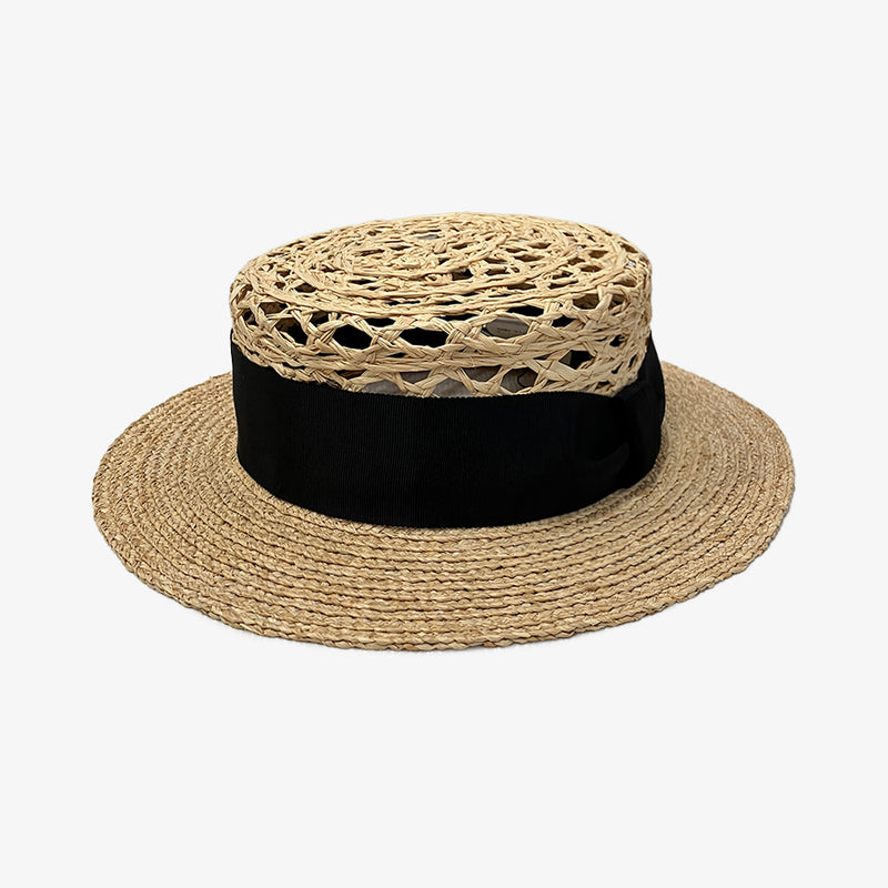 Mia Hat & Accessory　Lace Canotier