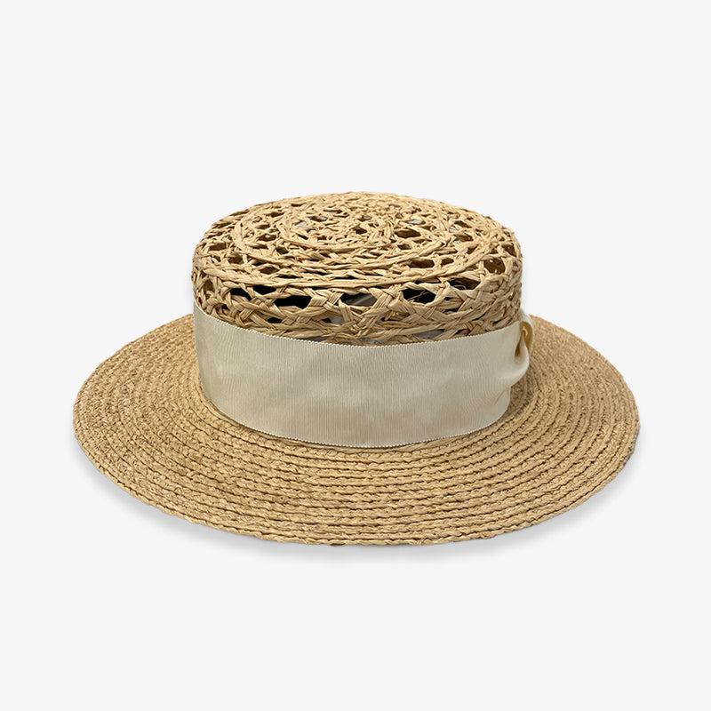 Mia Hat & Accessory　Lace Canotier