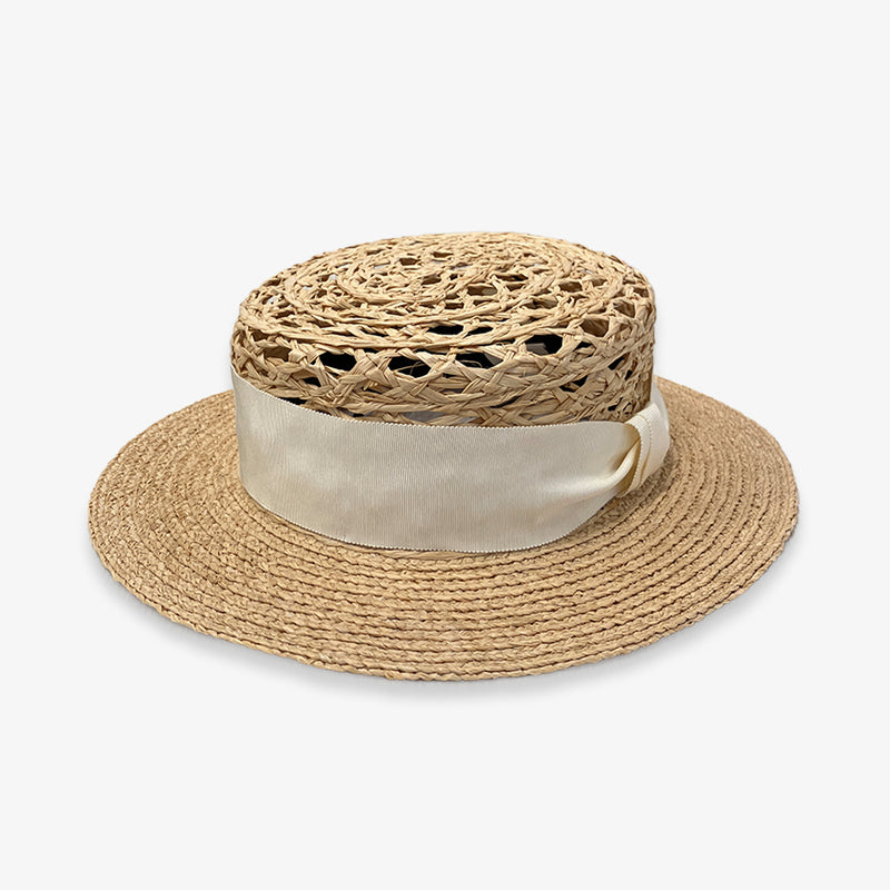 Mia Hat & Accessory　Lace Canotier