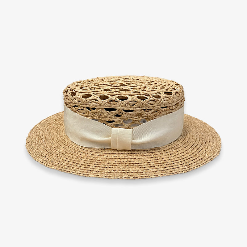Mia Hat & Accessory　Lace Canotier