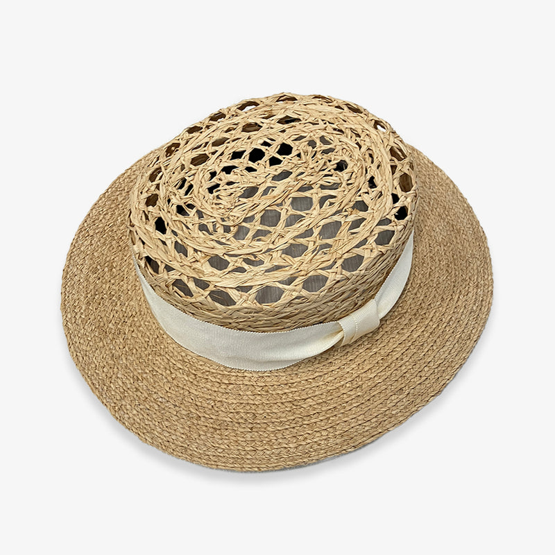 Mia Hat & Accessory　Lace Canotier