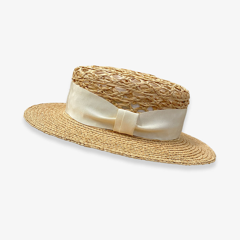 Mia Hat & Accessory　Lace Canotier