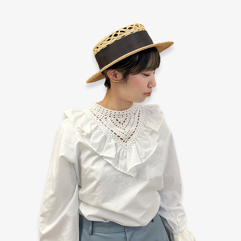 「#期間限定」のおすすめ人気ランキング Accessory & Hat Mia Lace 林八百吉商店 – Canotier 帽子