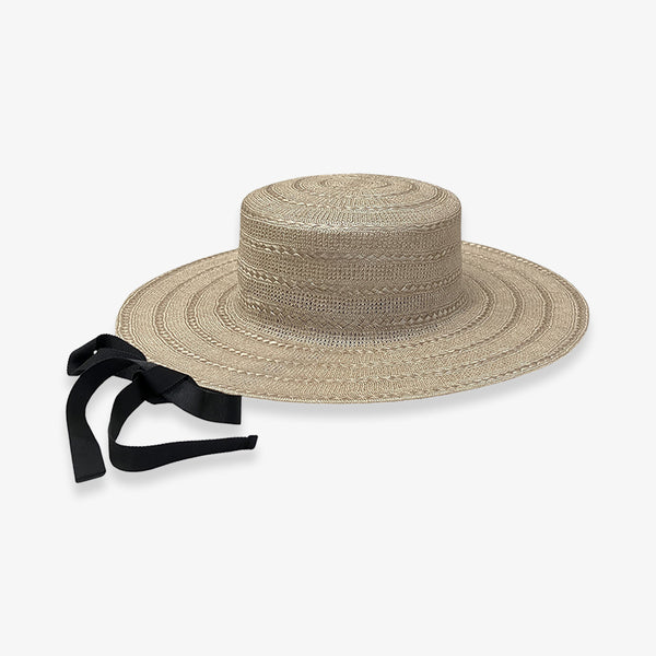 Mia Hat & Accessory     Lace Canotier