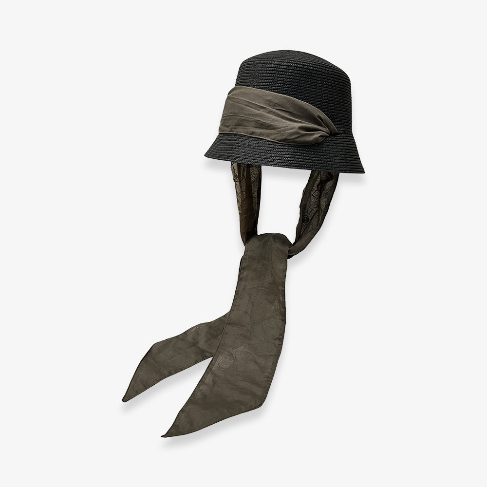 un chapeau スカーフ付きペーパーハット – 林八百吉商店
