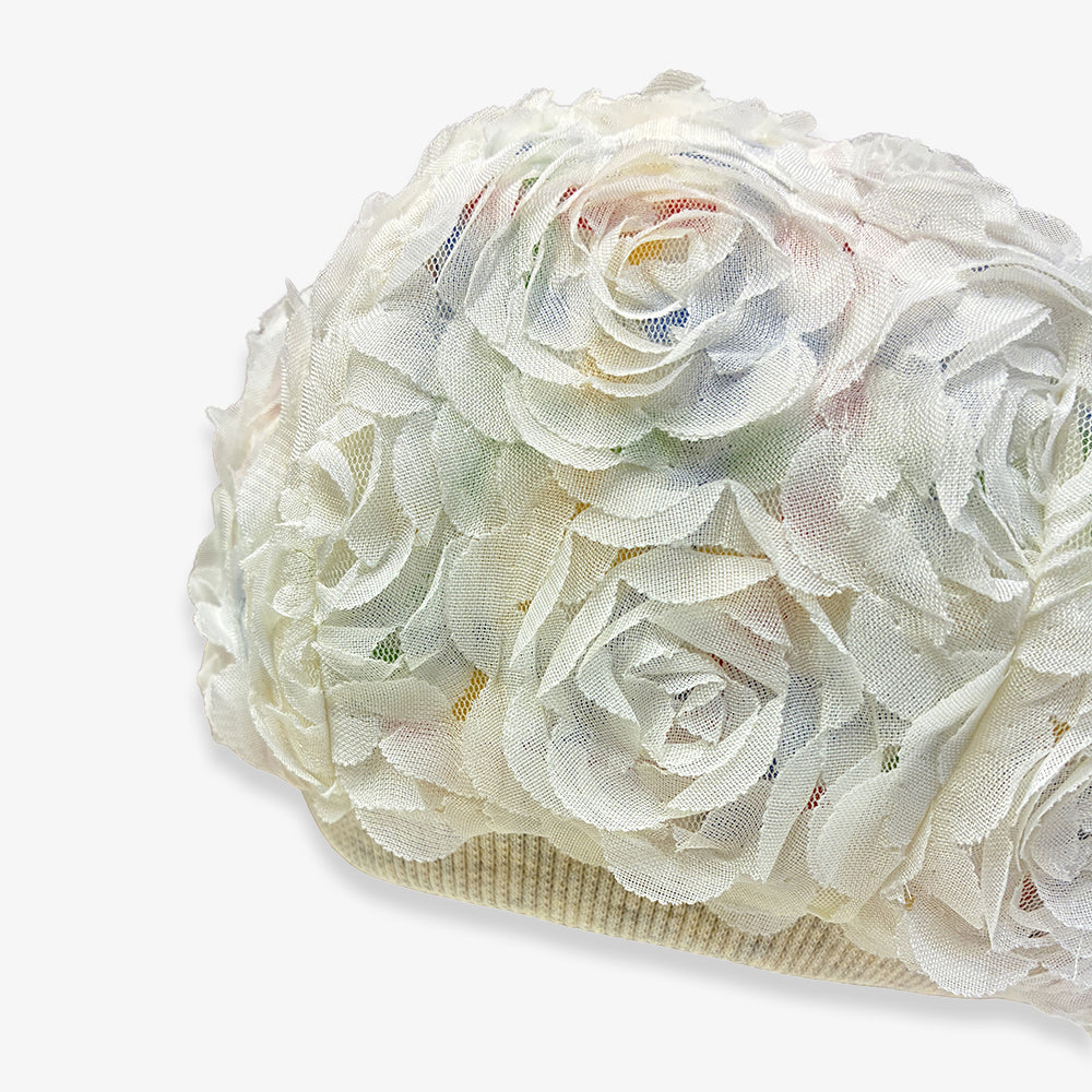 薔薇　ショール 薔薇モチーフのショール＆ストール はじめてのかぎ針レッスン : 森の