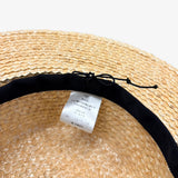 Mia Hat & Accessory   Straw canotier