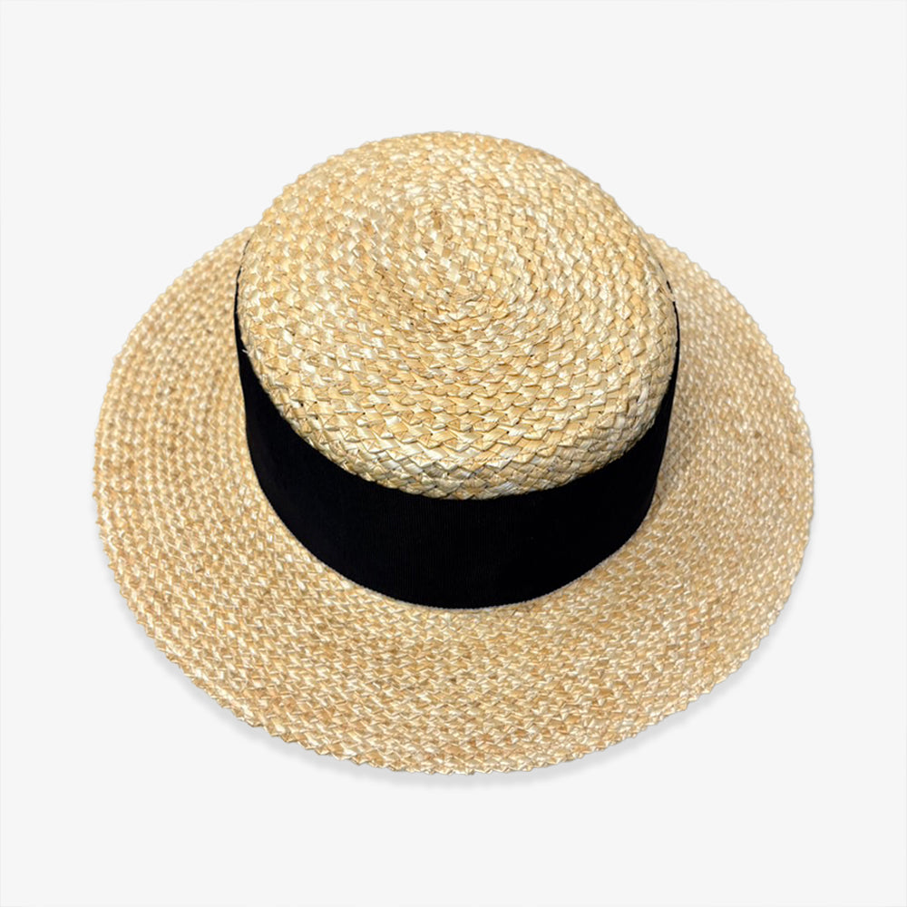 Mia Hat & Accessory Straw canotier – 林八百吉商店