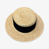 Mia Hat & Accessory   Straw canotier