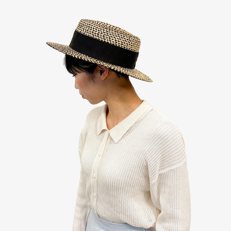 Mia Hat & Accessory Straw canotier – 林八百吉商店