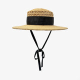 Mia Hat & Accessory    Raffia Lace Canotier (Wide)