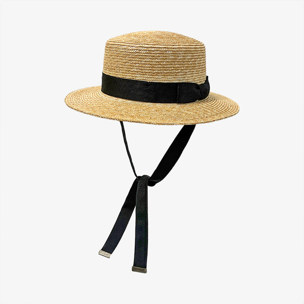 Chapeaud' 0 カンカン帽59 リボン un chapeau 紐付きカンカン帽 – 林八百吉商店