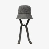 un chapeau ひも付きチェックハット