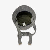 un chapeau ひも付きチェックハット