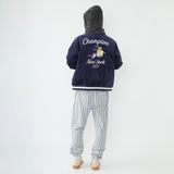 Champion  ボアボタンフーディー