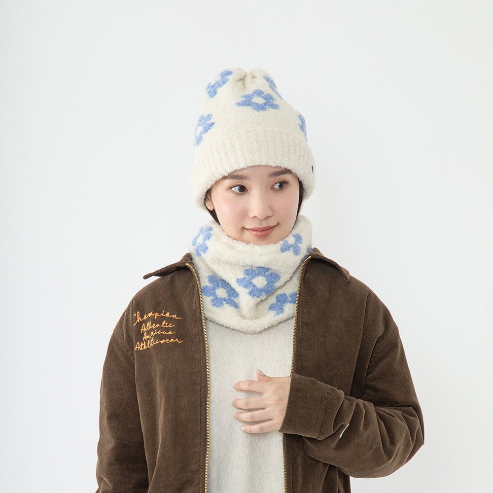 ゴルチエ　レインボー　チャクラ　パワーニット Champion フラワーニットネックウォーマー – 林八百吉商店