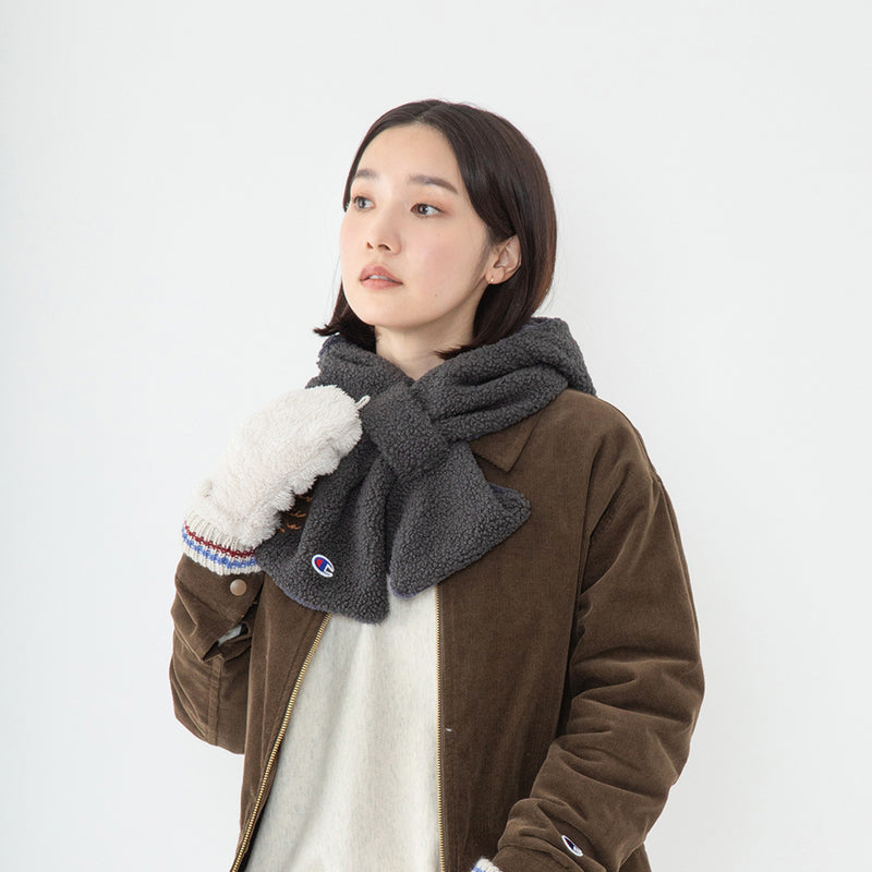 Champion　ボアフィンガーレスフードグローブ