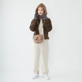 Champion  ボアボタンフーディー