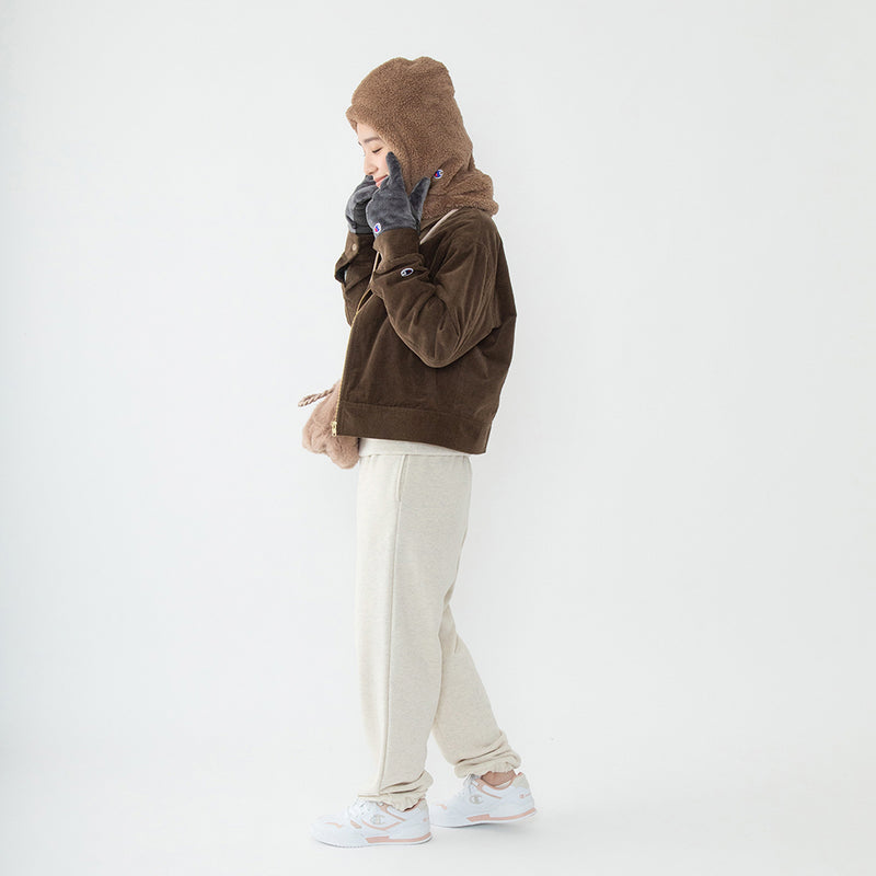 Champion  ボアボタンフーディー