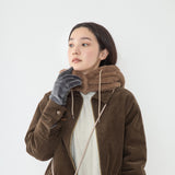 Champion  ボアボタンフーディー