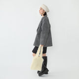 un chapeau ツイードベレー