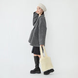 un chapeau ツイードベレー