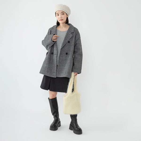un chapeau ツイードベレー