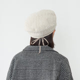 un chapeau ツイードベレー