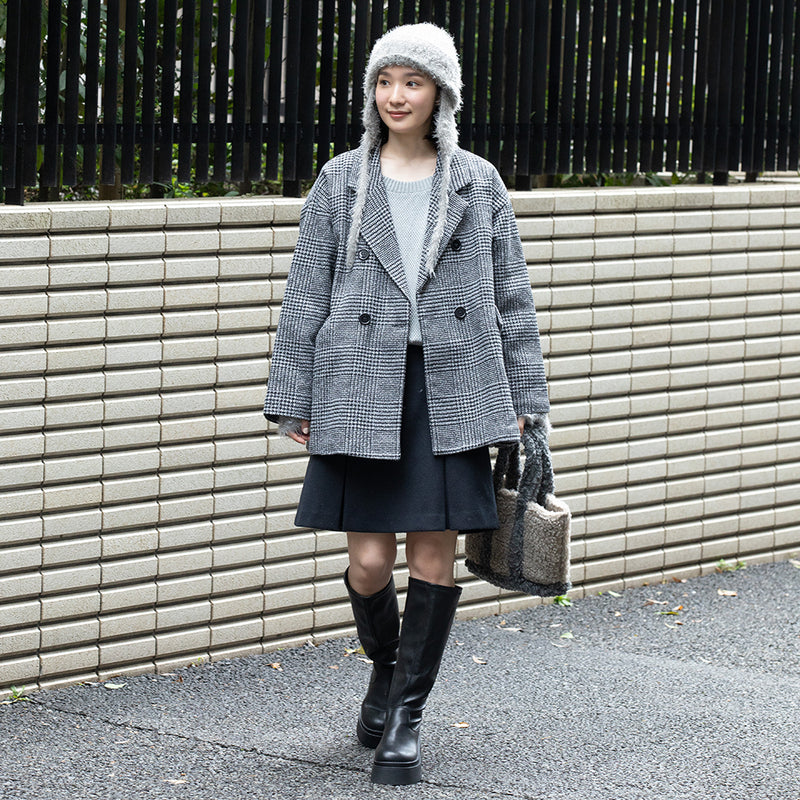 un chapeau ミンクニットウィンター