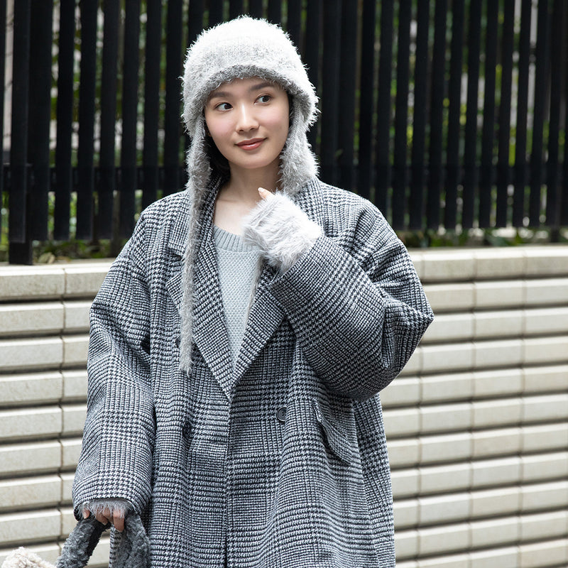 un chapeau ミンクニットウィンター