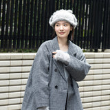 un chapeau ミンクニットウィンター